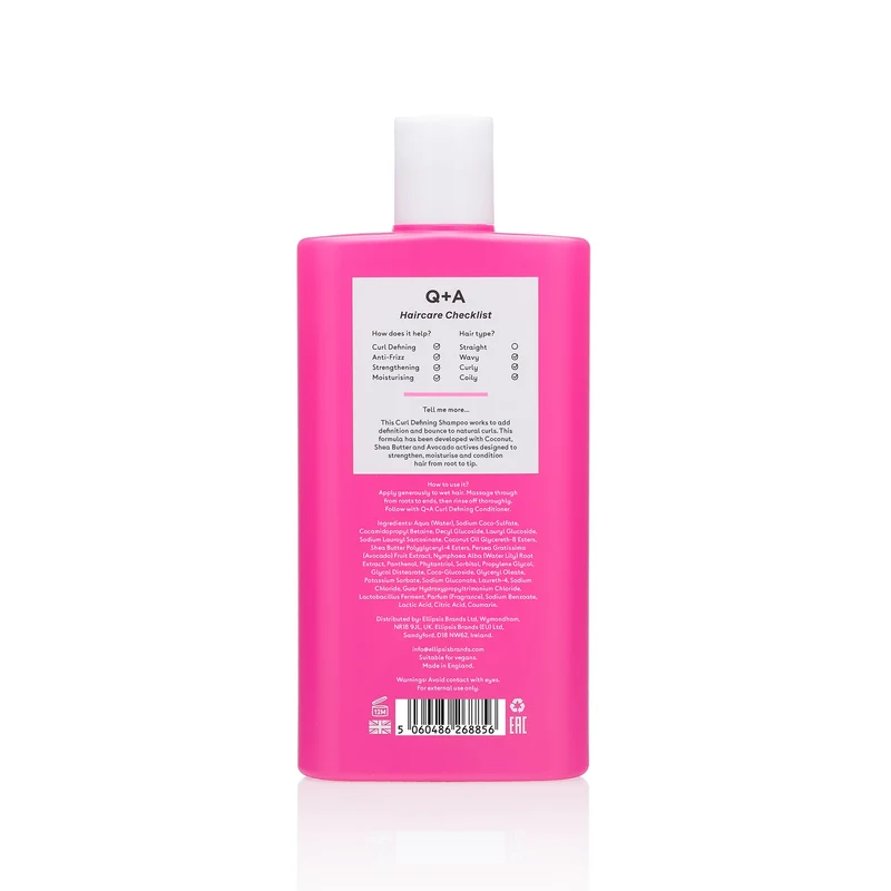 Shampoing activateur de boucles