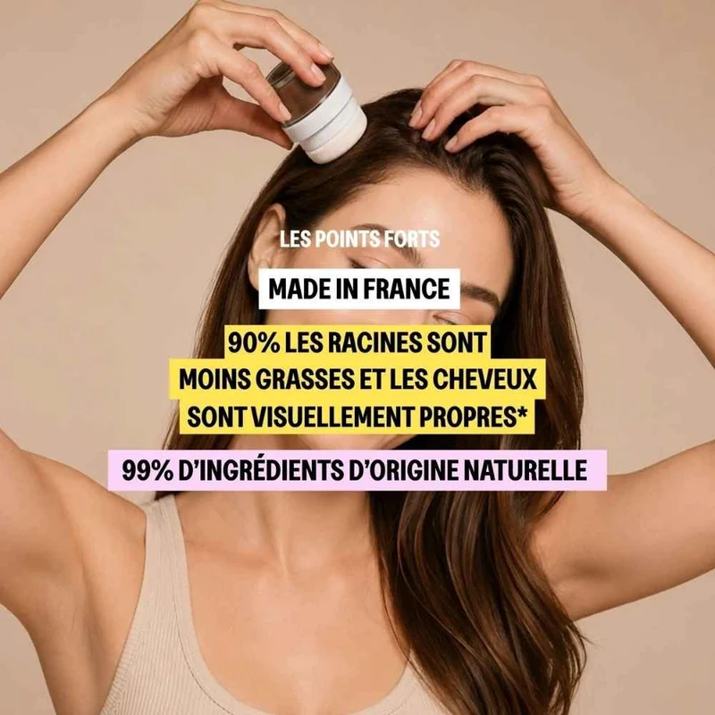Dry shampoo brune - shampoing sec texturisant
