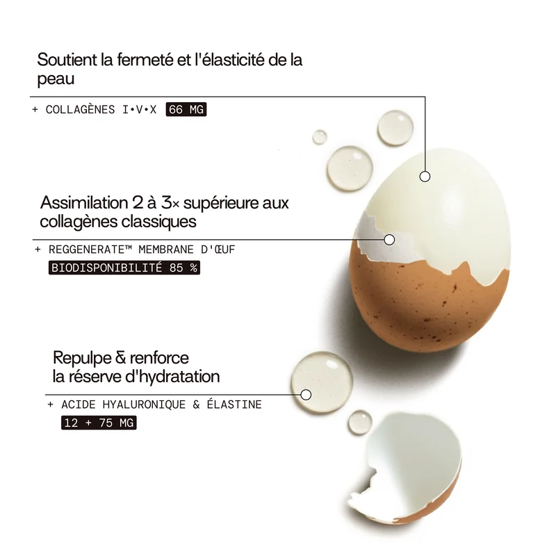 Éco-recharge Collagène VG SANS SUCRES | Hydrate & raffermit la peau | 21 jours