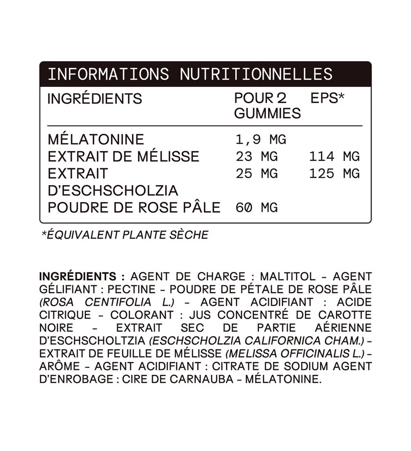 Éco-recharge SOMMEIL | Qualité du sommeil | 21 jours