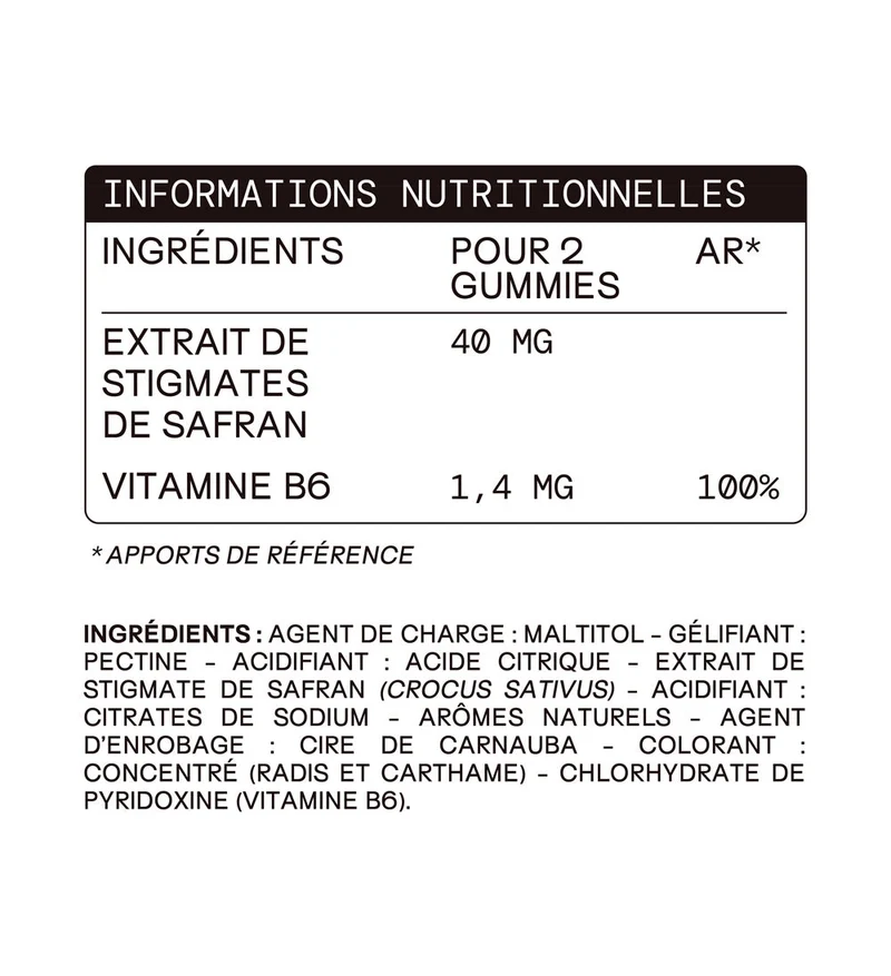 Pack Safran B6 PÊCHE - 1 pot + 3 éco-recharges | Améliore l'humeur et la concentration | 4 x 21 jours