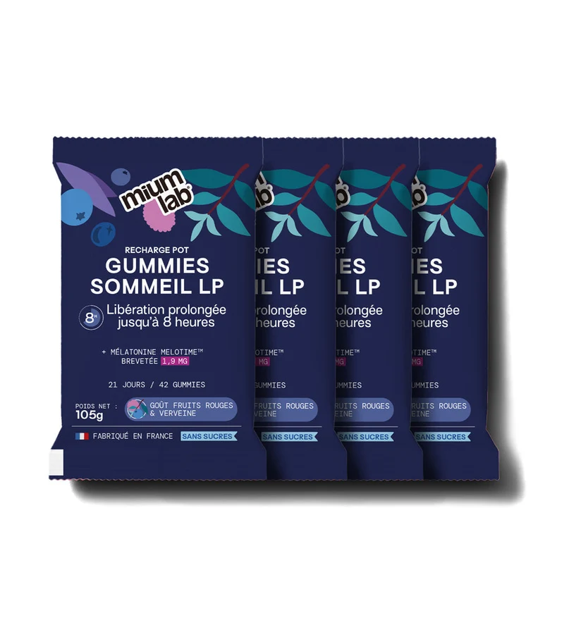 Pack 4 éco-recharges SOMMEIL LP | Réduit les réveils nocturnes | 4 x 21 jours
