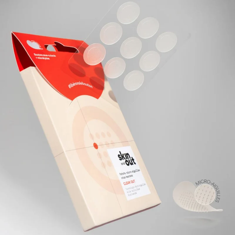 Patchs micro-aiguilles stop-boutons - Clear out