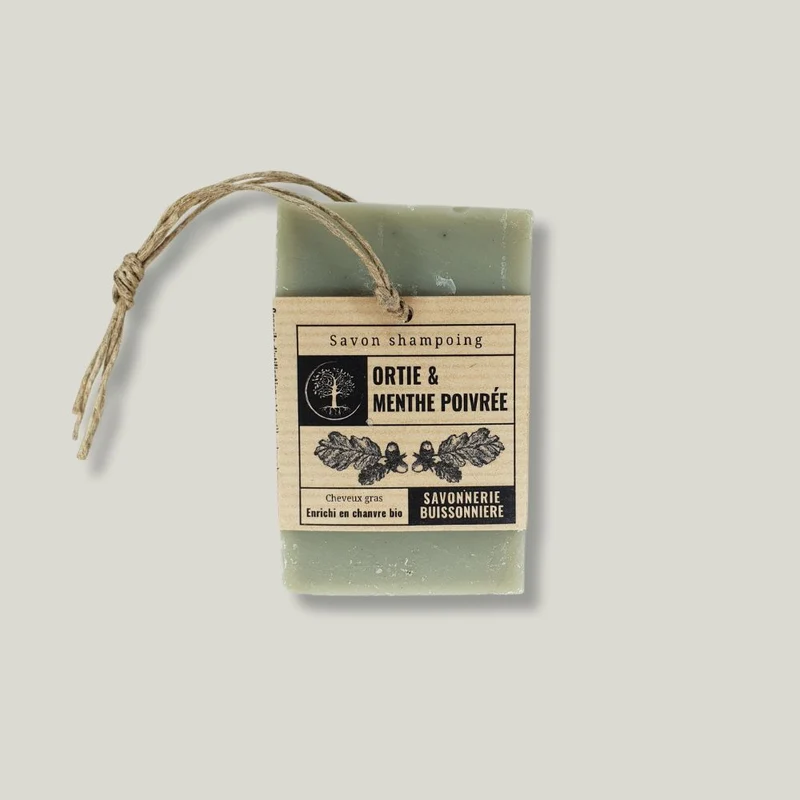 Savon shampoing - Ortie & Menthe poivrée
