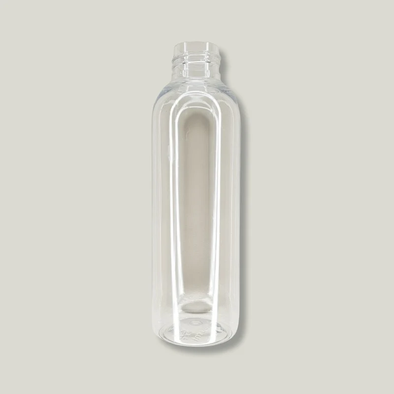 Flacon plastique transparent