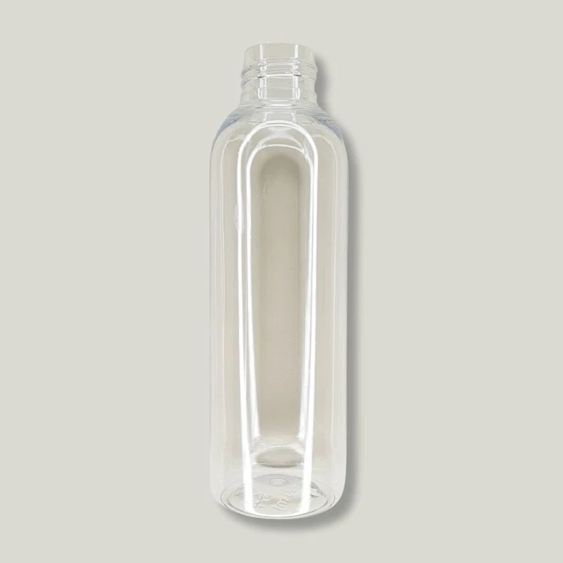 Flacon plastique transparent