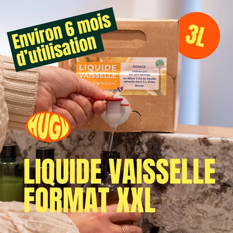 Liquide vaisselle - Ultra- dégraissant - Pin citron
