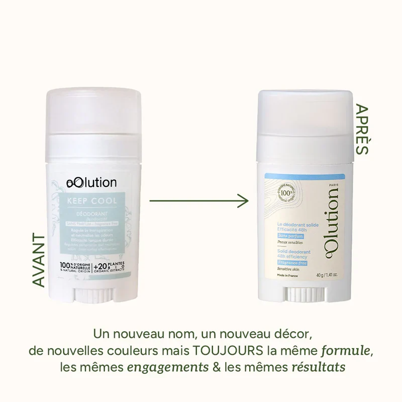 Déodorant solide 48h sans parfum - Peaux sensibles