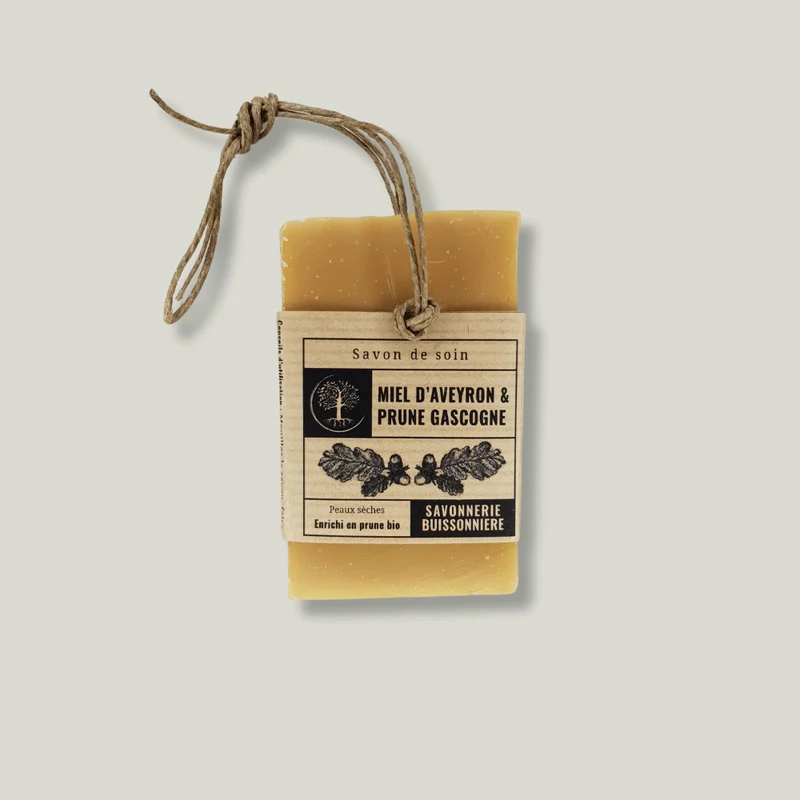 Savon de soin - Miel d'Aveyron & Prune de Gascogne