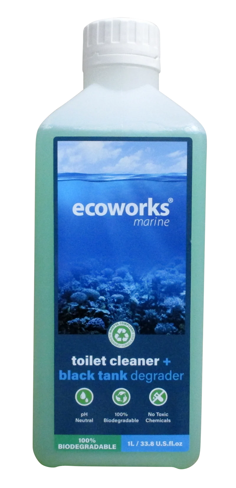 Ecoworks Marine Nettoyant WC écologique et dégradeur de réservoir noir