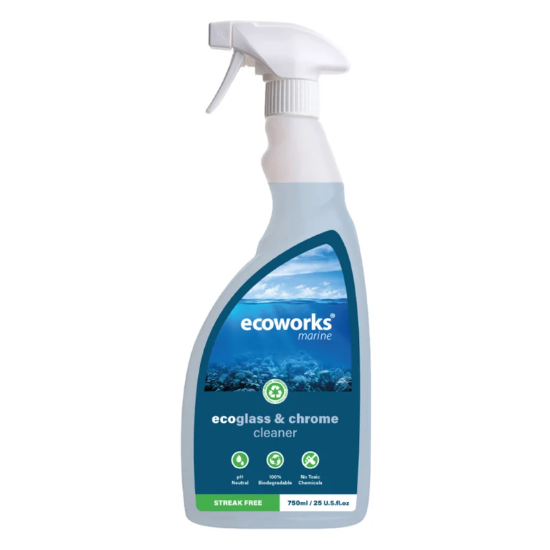 Ecoworks Marine Nettoyant écologique pour vitres et chromes