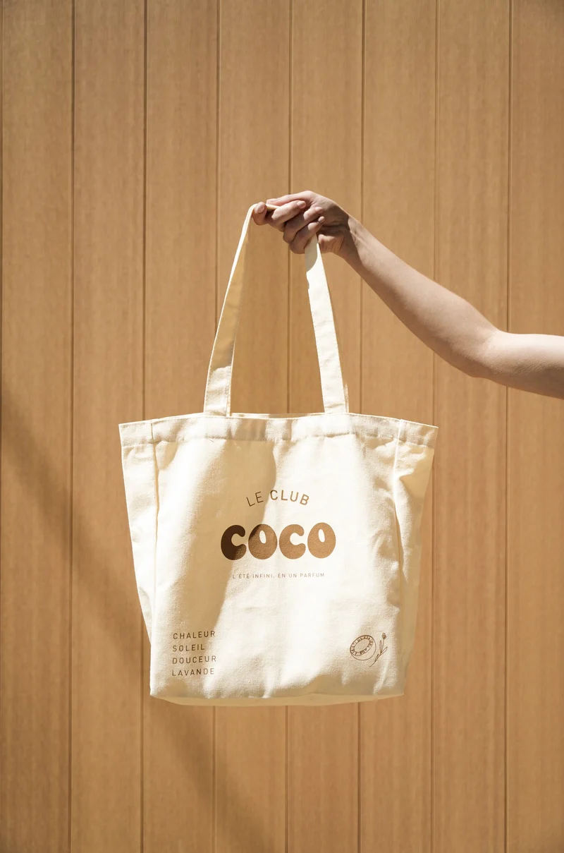 Sac coton réutilisable - Coco & lavande