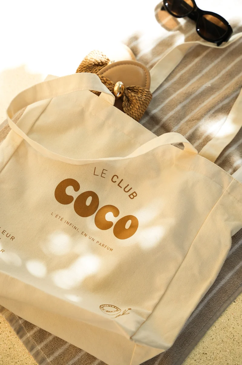 Sac coton réutilisable - Coco & lavande