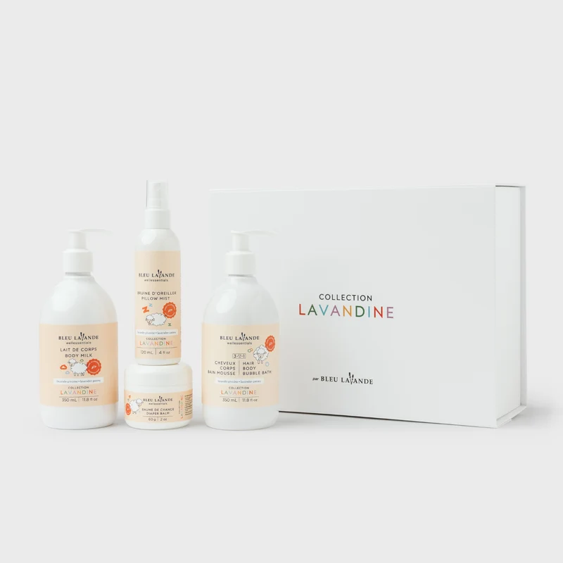 Coffret soins bébé naturels - Collection Lavandine