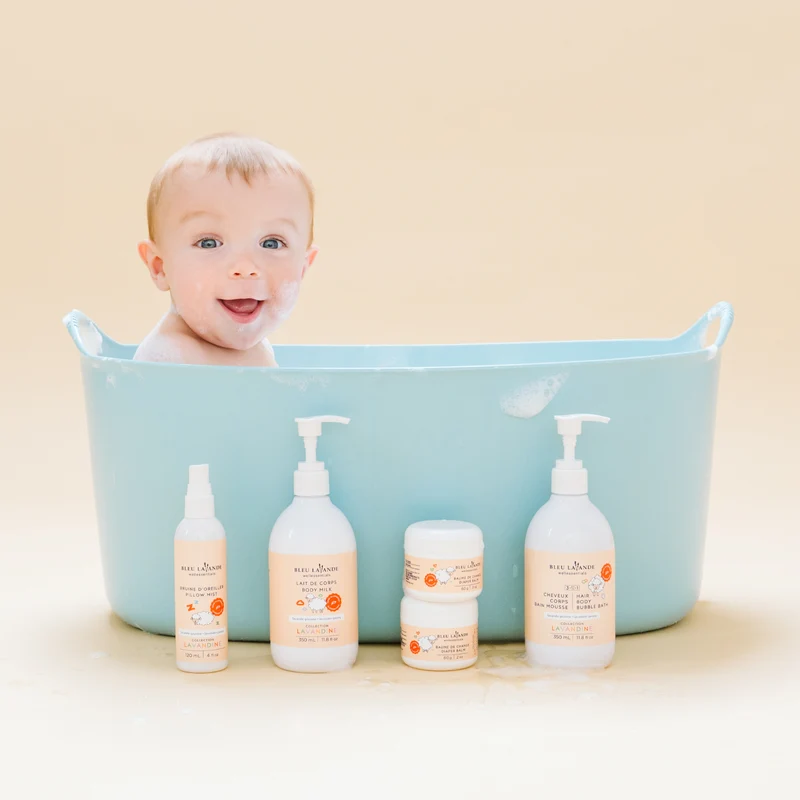 Coffret soins bébé naturels - Collection Lavandine