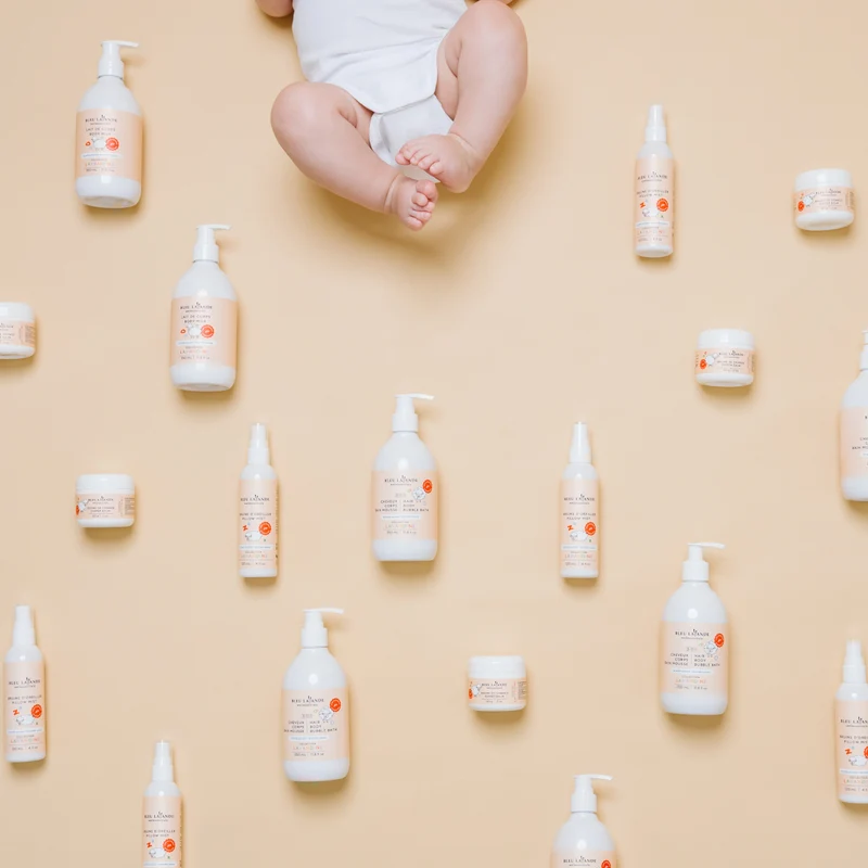 Coffret soins bébé naturels - Collection Lavandine