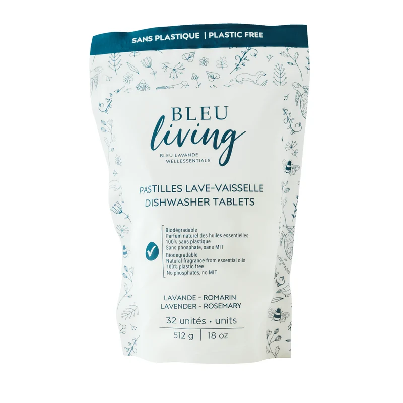 Pastilles détergent pour lave-vaisselle lavande-romarin