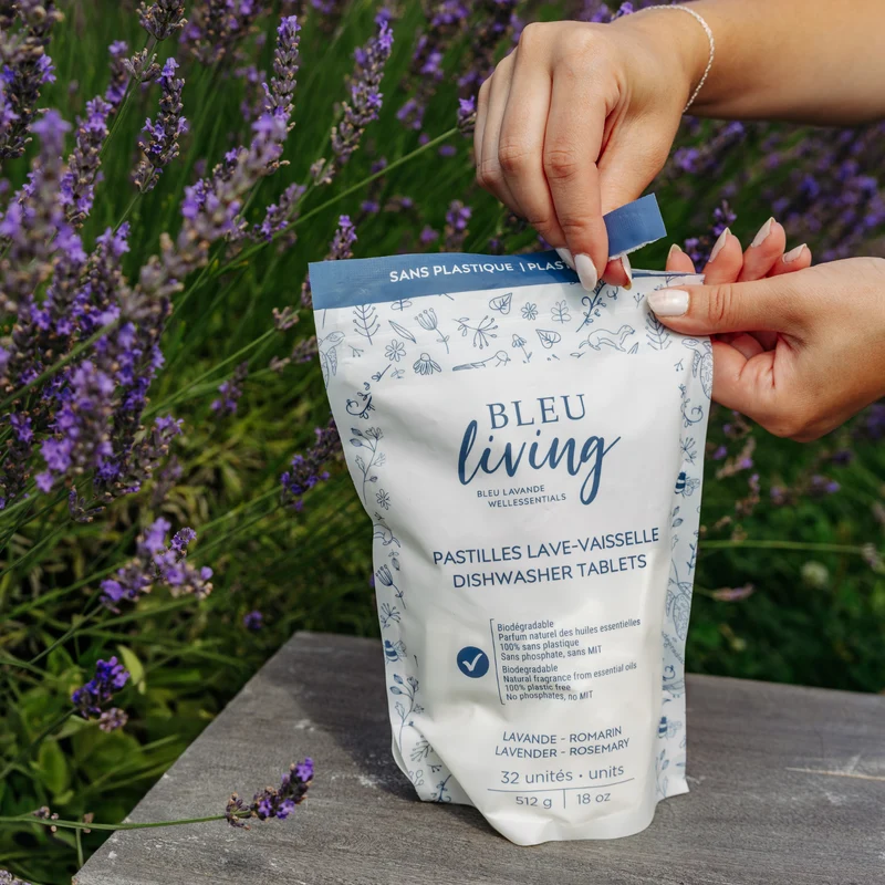 Pastilles détergent pour lave-vaisselle lavande-romarin