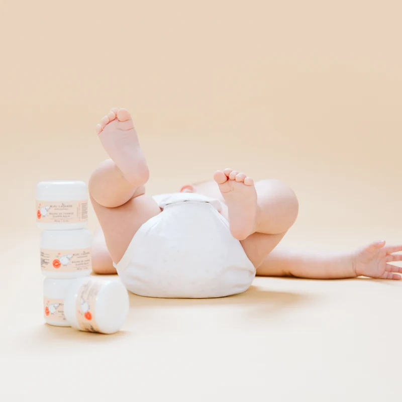 Baume de change pour bébé