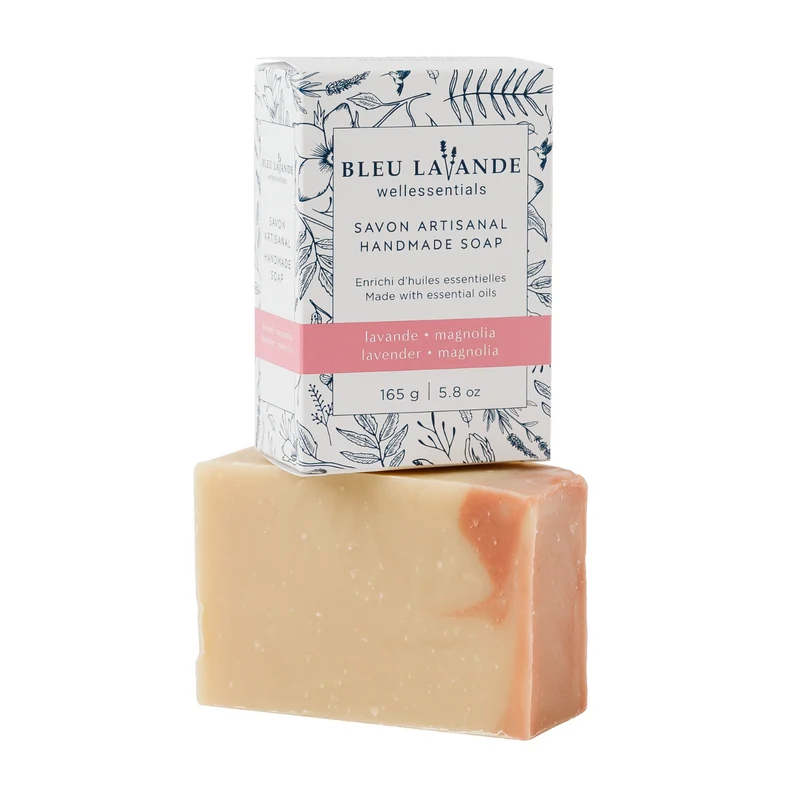 Savon artisanal lavande-magnolia