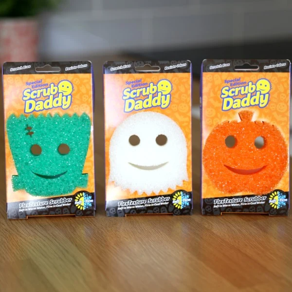 Éponge Citrouille d'Halloween Scrub Daddy – Édition Spéciale