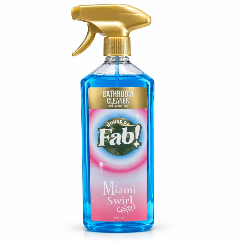 Nettoyant Salle de Bain Fabulosa Miami Swirl 750ml – Spray Nettoyant Salle de Bain