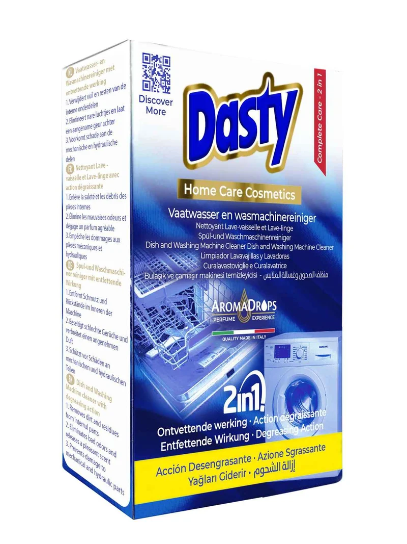Dasty Nettoyant Lave-vaisselle & Lave-linge 230 ml – Dégraissant & Détartrant 2-en-1