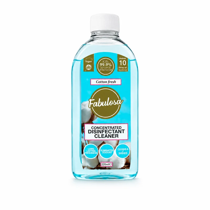 Fabulosa Coton Frais Nettoyant Désinfectant Concentré 220 ml