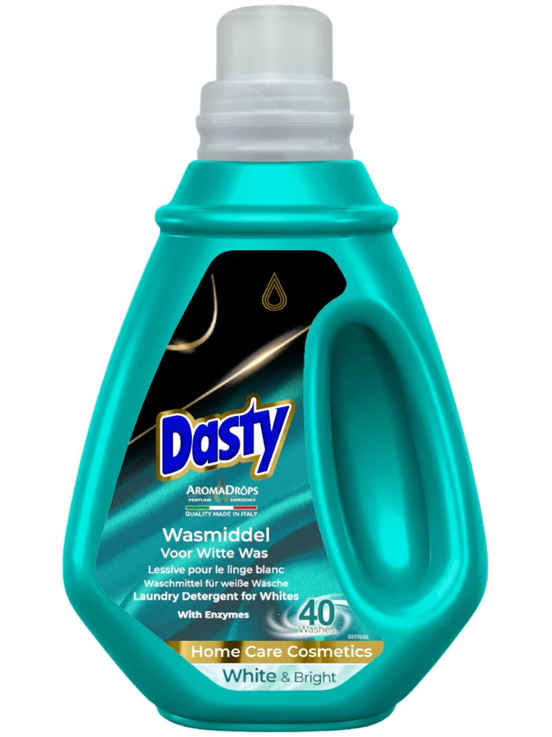 Lessive Liquide Dasty White & Bright – Linge Blanc – 1,5 Litre – 40 Lavages