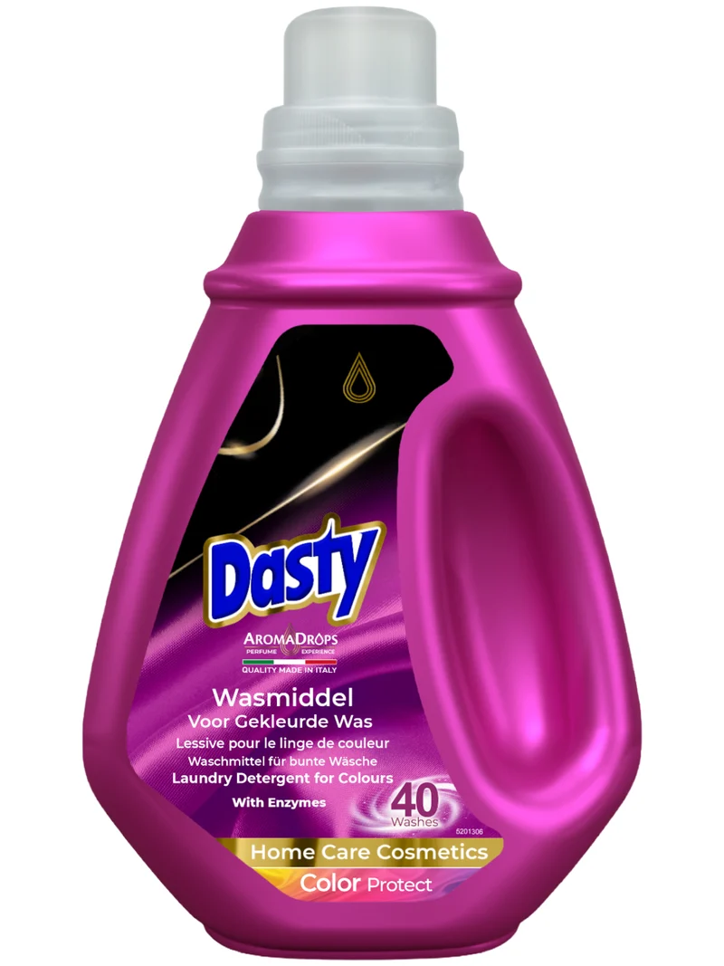 Dasty Color Protect Lessive Liquide – Linge de Couleur – 1,5 Litre – 40 Lavages