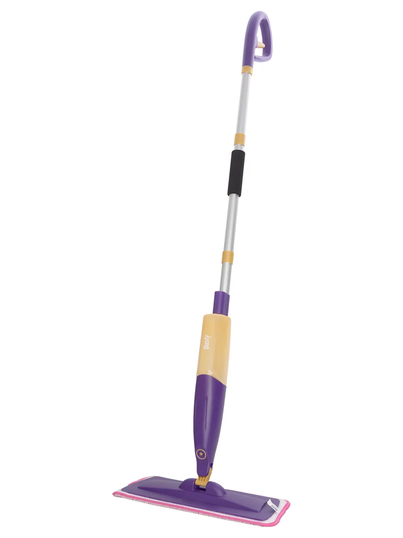 Dasty Spraymop avec système de pulvérisation – Serpillière et balai sans seau – Tête de balai rotative – 42 cm