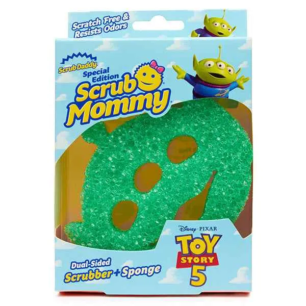 Scrub Daddy Scrub Mommy Éponge Alien – Disney Édition Limitée – Éponge de nettoyage double face