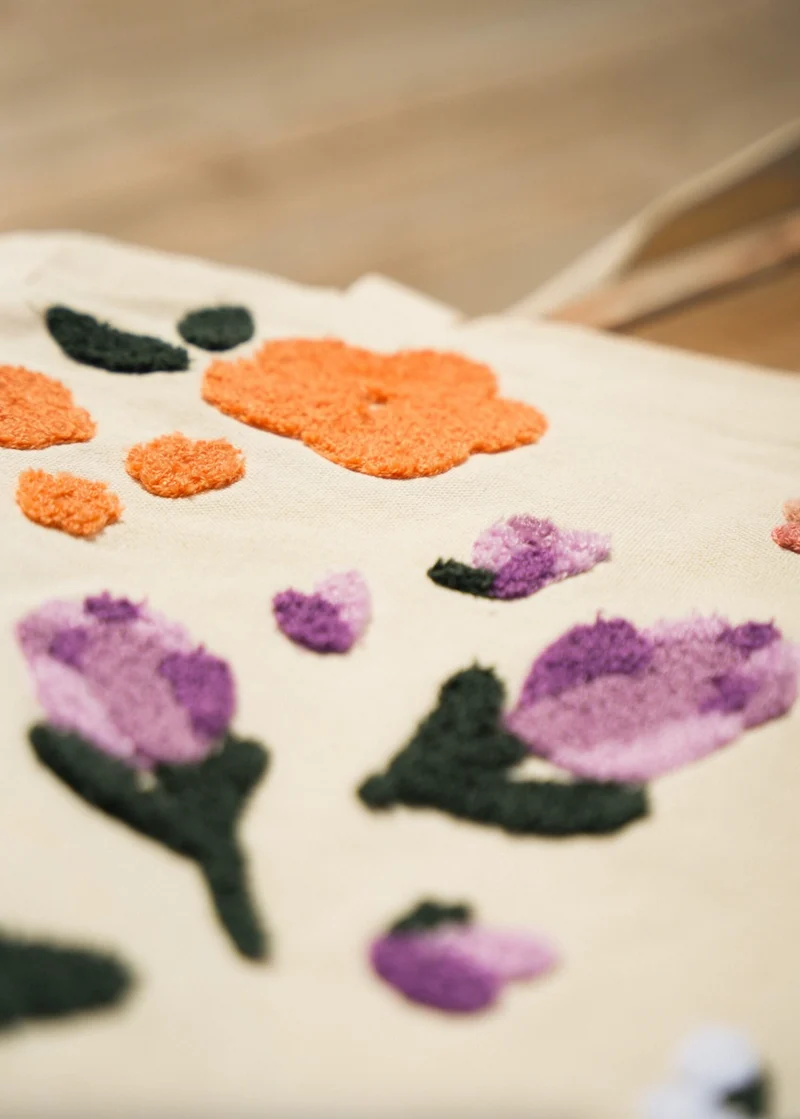 Sac coton réutilisable - Les fleurs d'été