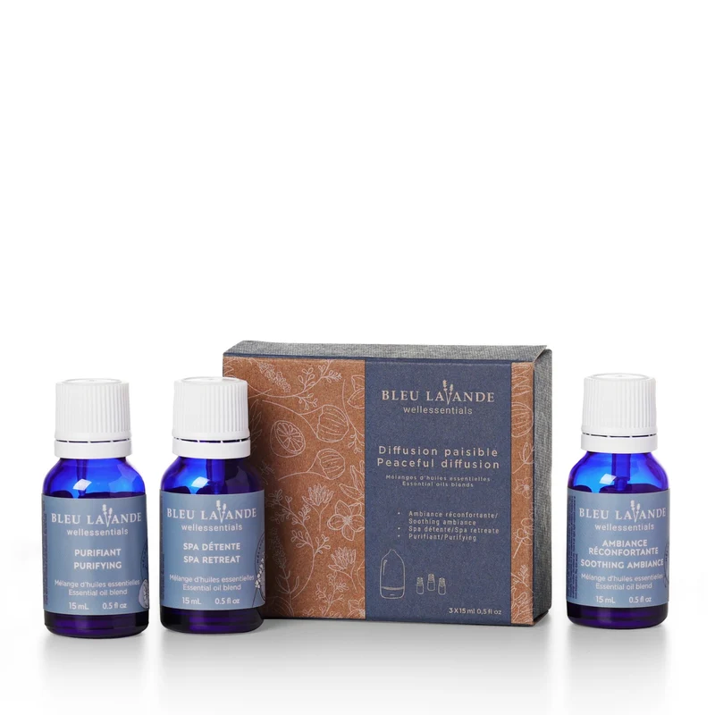 Diffusion paisible - Mélanges d'huiles essentielles