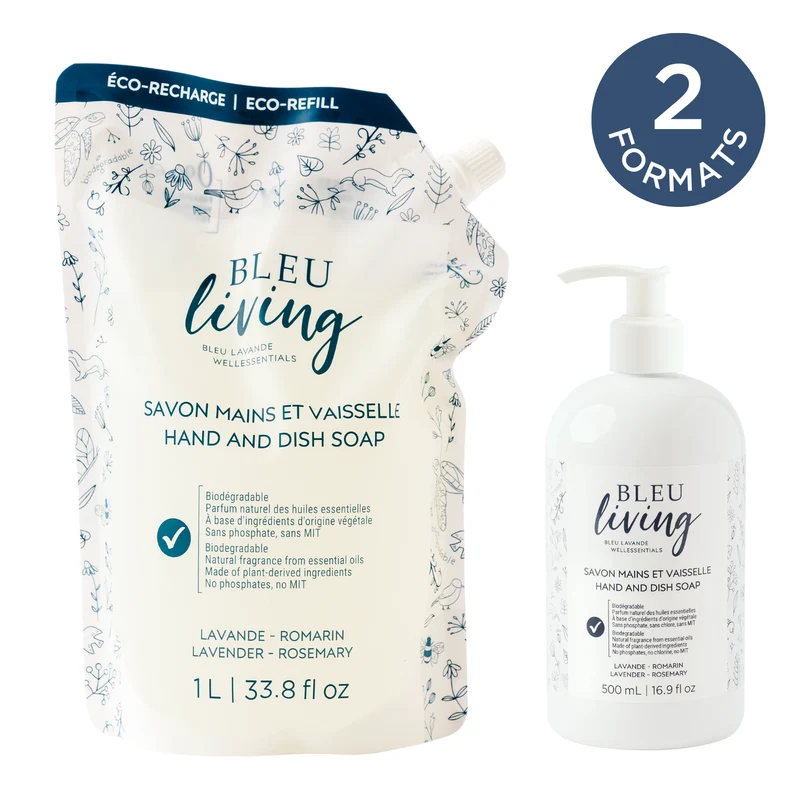 Savon mains et vaisselle lavande-romarin