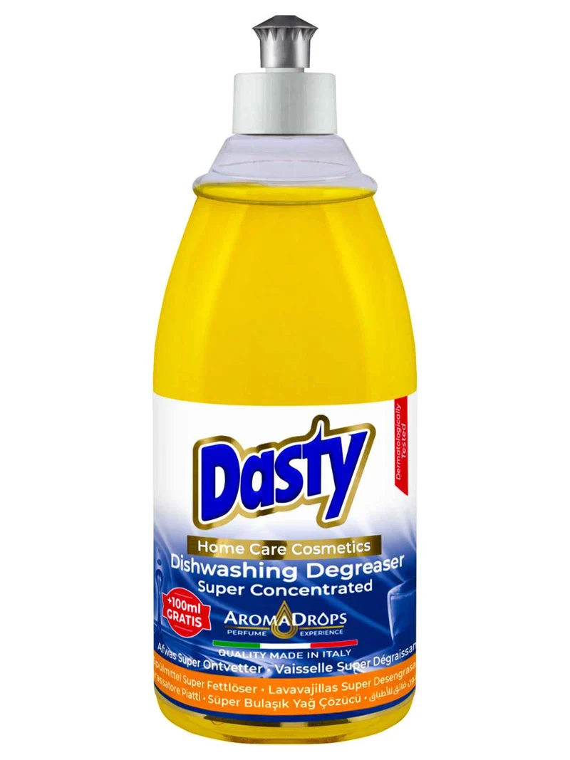 Dasty Liquide Vaisselle Concentré 700 ml – Dégraissant Puissant pour Vaisselle, Casseroles et Plats à Four