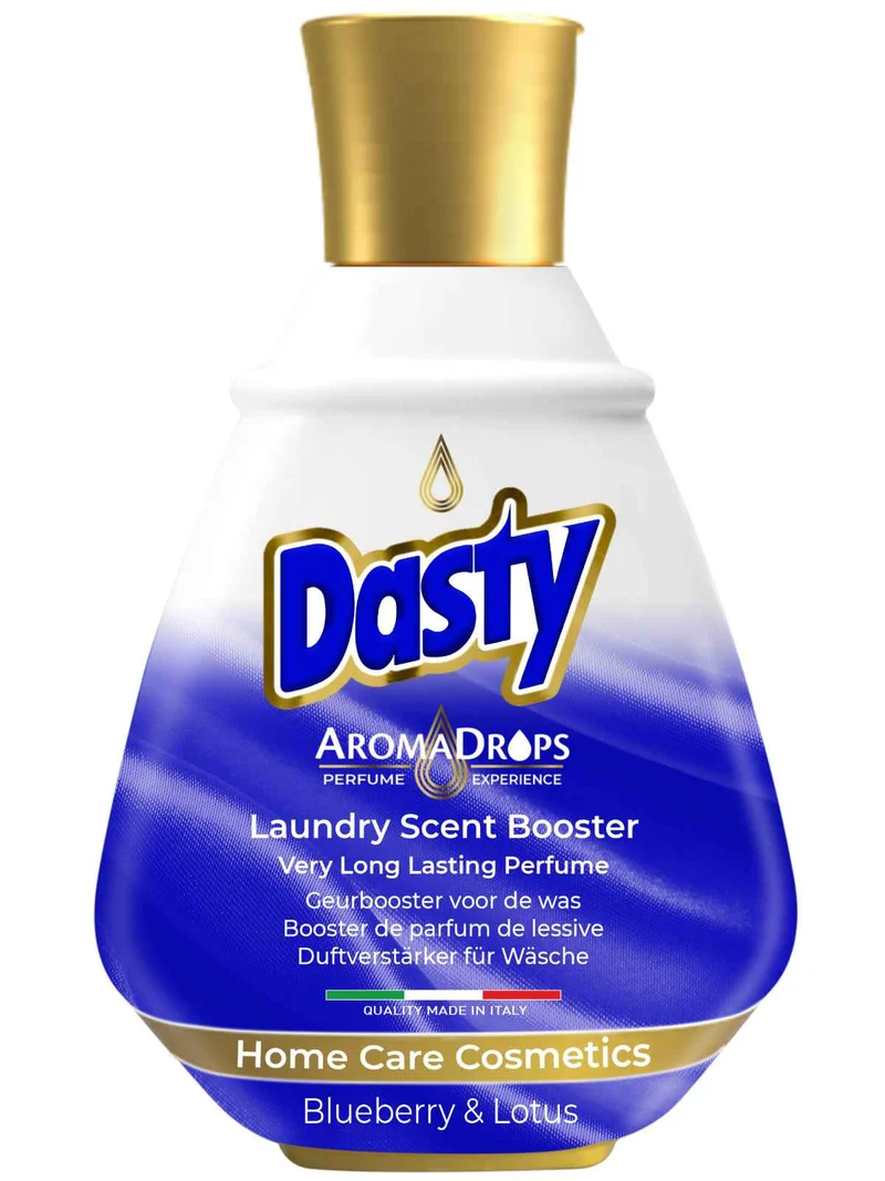Dasty Parfum de linge Myrtille & Lotus 225 ml – Concentré rehausseur de parfum pour Lave-linge et Sèche-linge