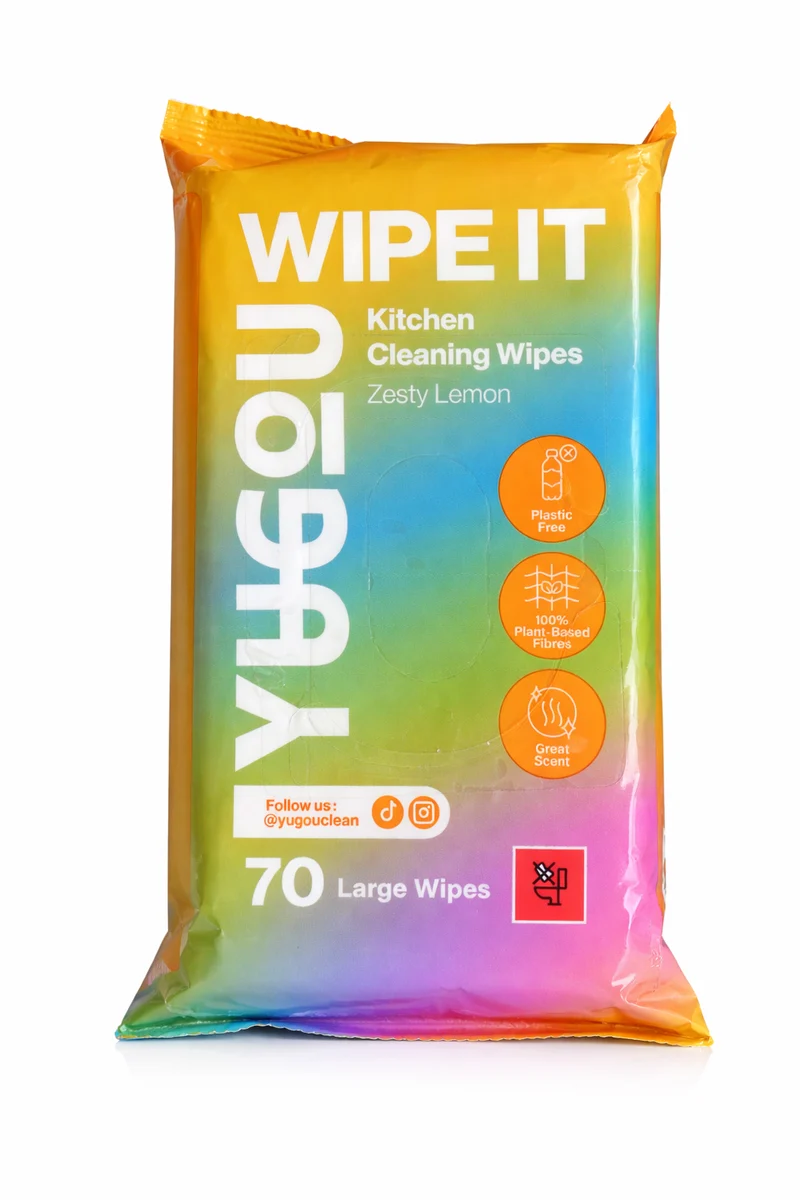 Yugou Lingettes de nettoyage de cuisine connues sur TikTok 70 pièces