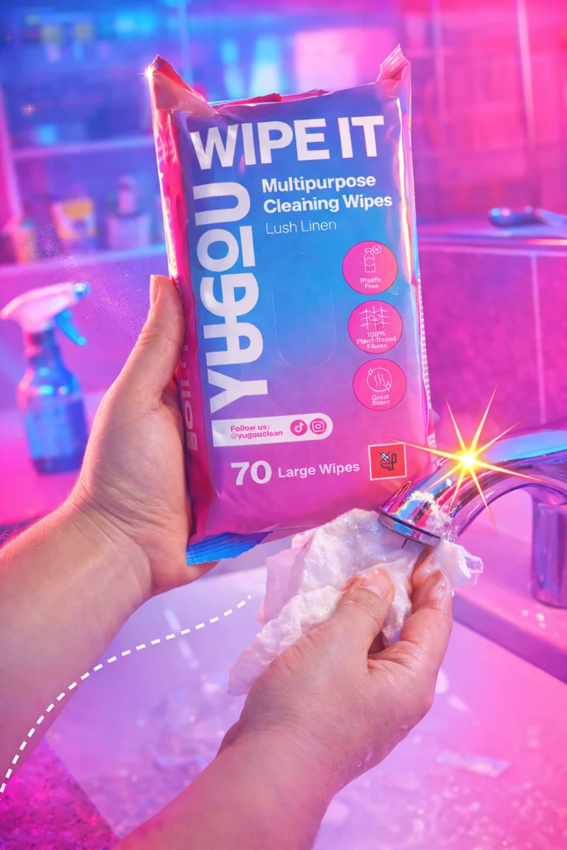 Lingettes de nettoyage multi-usages Yugou 70 pièces
