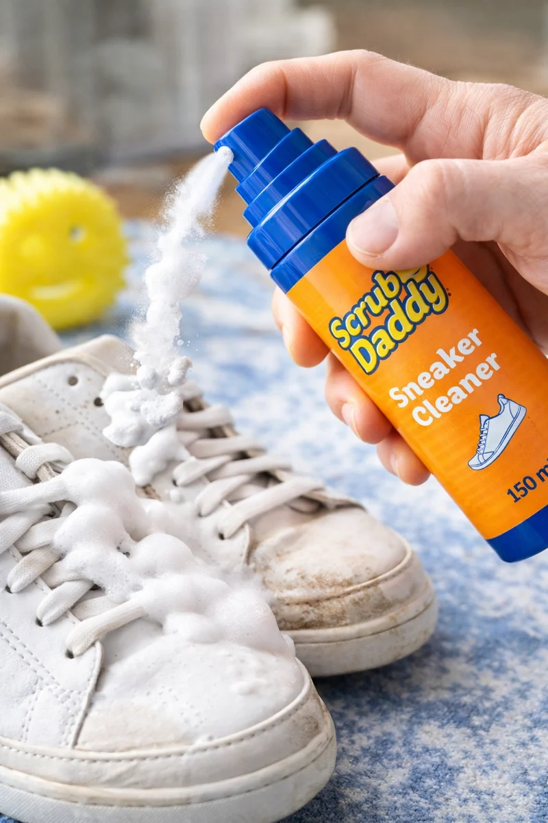 Scrub Daddy Mousse nettoyante pour baskets 150ml – nettoyage puissant pour chaussures