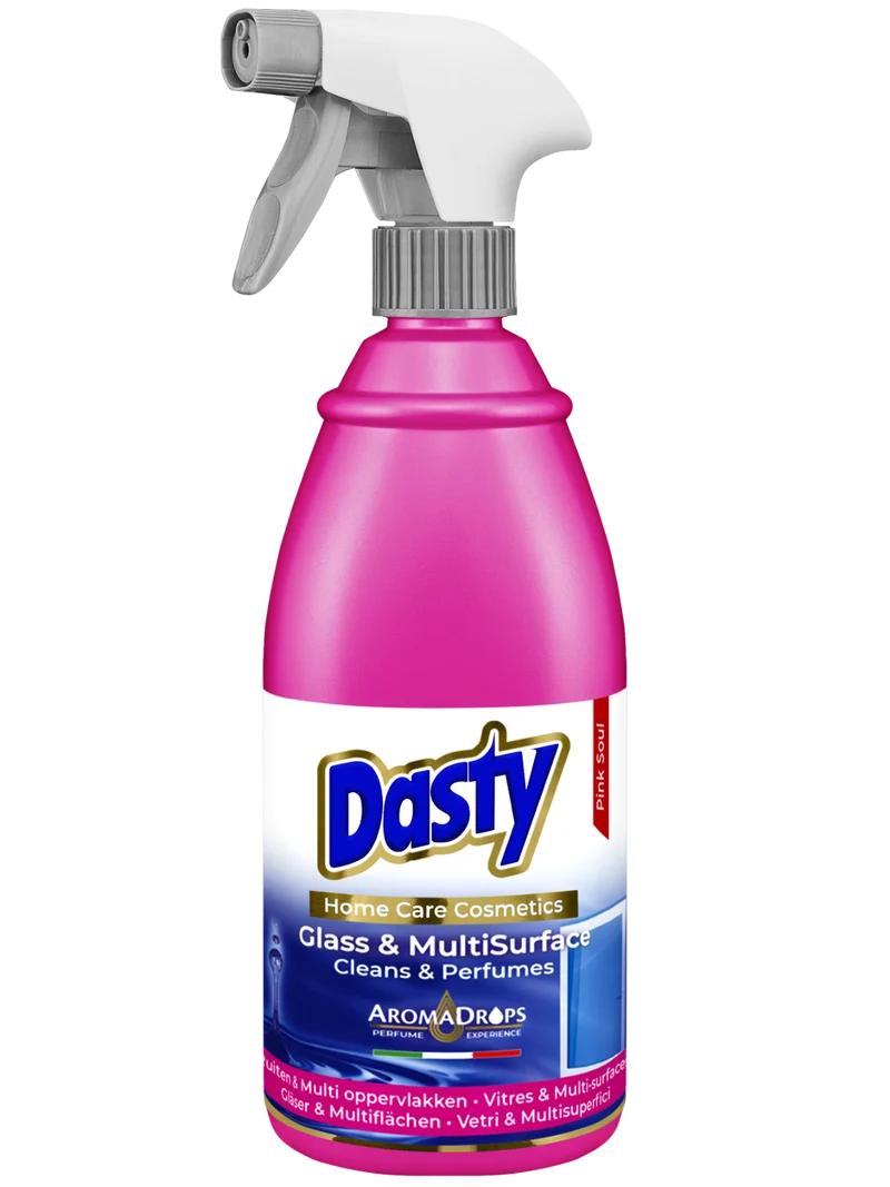 Dasty Nettoyant vitres rose 700ml – Spray pour vitres et surfaces multiples