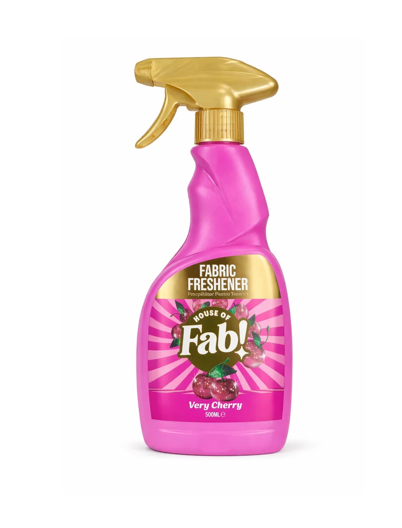 Spray Désodorisant pour Tissus Fabulosa Very Cherry – Connu sur les Réseaux Sociaux | 500 ml