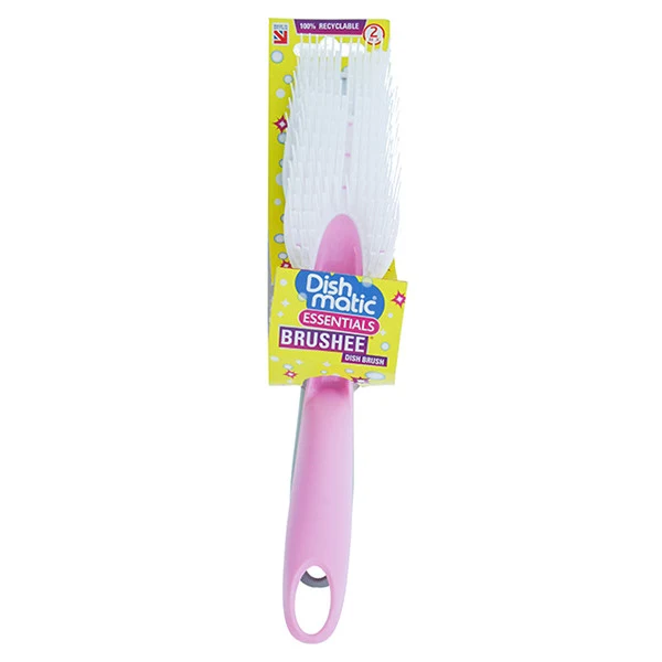 Brosse à vaisselle Dishmatic – Anti-rayures et flexible (paquet de 2)