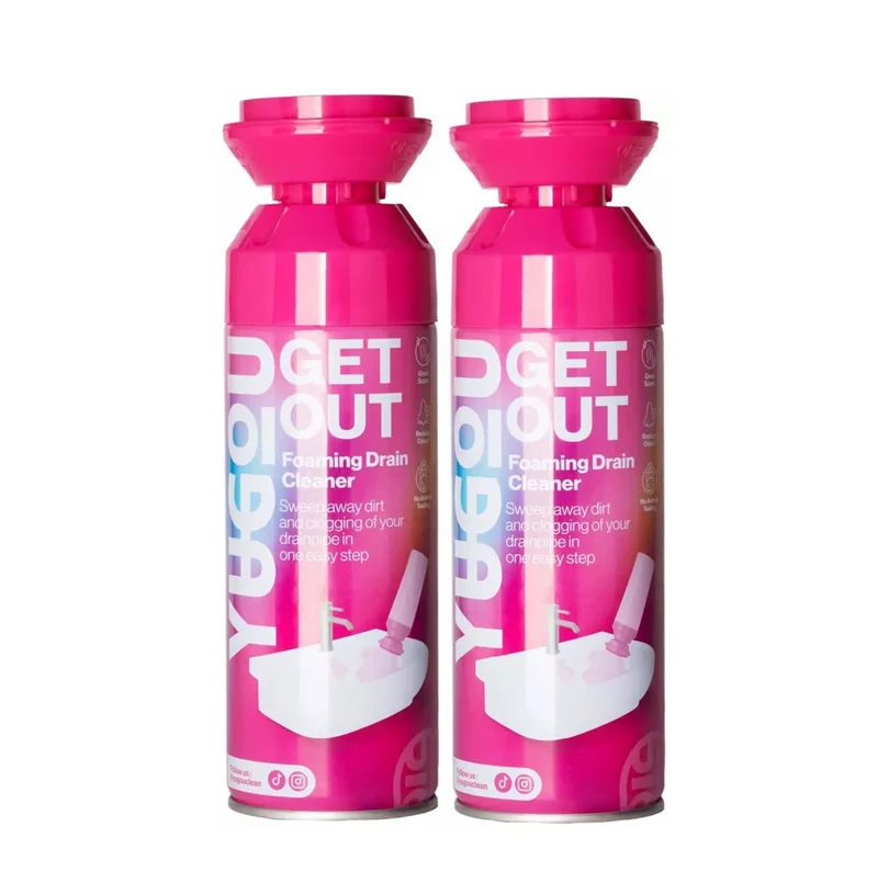 TikTok Viral : Yugou Get Out mousse nettoyant pour canalisations 450ml