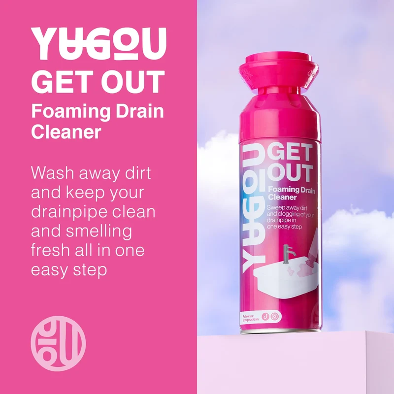 TikTok Viral : Yugou Get Out mousse nettoyant pour canalisations 450ml