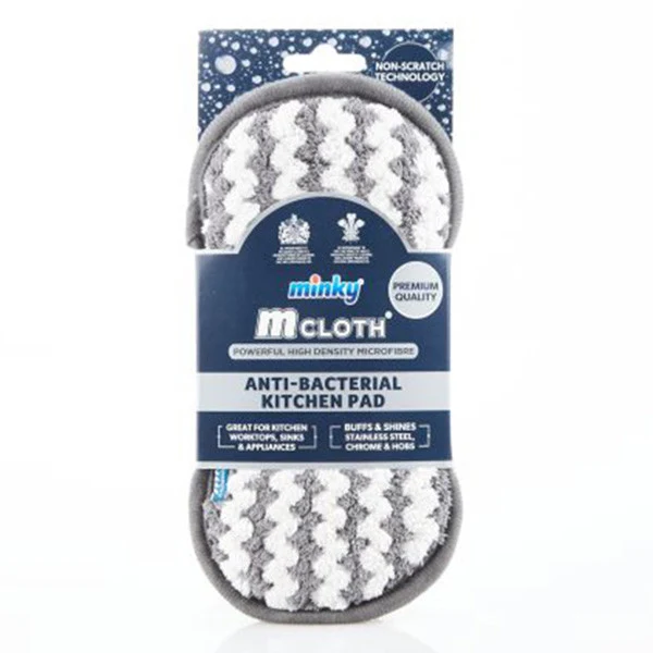 Minky Tampon de nettoyage de cuisine double face en microfibre