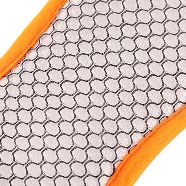 Minky M Chiffon Tampon de Nettoyage – Enlève-insectes pour voiture (Bord orange)