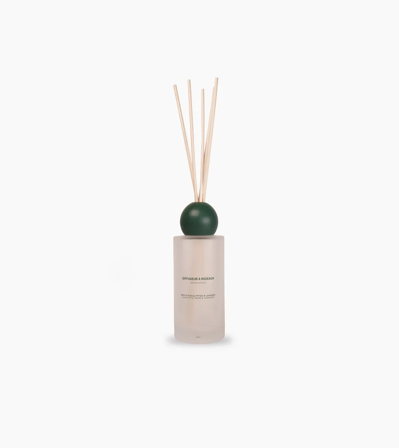 Diffuseur à roseaux - Bois d'eucalyptus & lavande