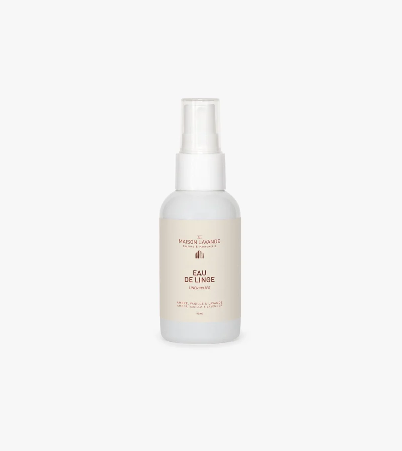 Eau de linge - Ambre, vanille & lavande