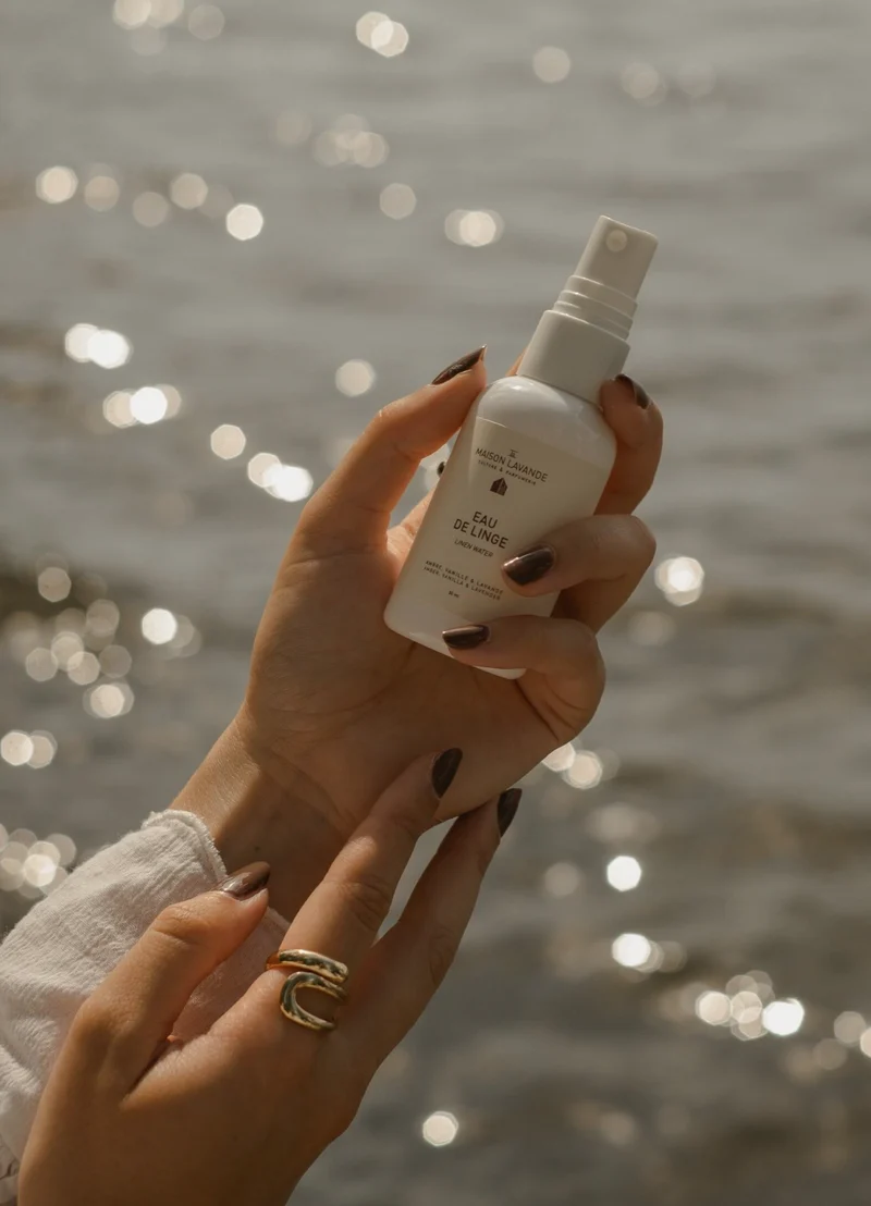 Eau de linge - Ambre, vanille & lavande